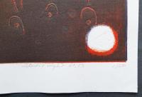 萩原英雄 木版画『星月夜 No.13 (Starlit night)』Ed.50の内,No.1　