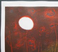 萩原英雄 木版画『星月夜 No.13 (Starlit night)』Ed.50の内,No.1　