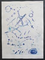 萩原英雄 木版画『星月夜 No.15 (Starlit night)』Ed.50の内,No.1