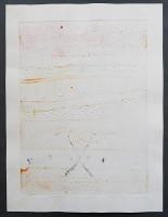 萩原英雄 木版画『星月夜 No.11 (Starlit night)』Ed.50の内,No.1