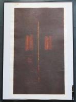 萩原英雄 大判木版画『鎧える人 No.8 (man in armor)』限定30部