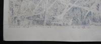 萩原英雄 大判木版画(両面刷り)『白の幻想 No.3 (Fantasy in white)』限定30部