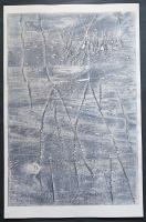 萩原英雄 大判木版画(両面刷り)『白の幻想 No.3 (Fantasy in white)』限定30部