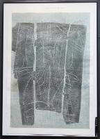 萩原英雄 大判木版画『古代の唄 No.6 (ancient song)』限定50部