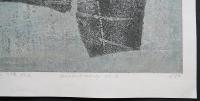 萩原英雄 大判木版画『古代の唄 No.6 (ancient song)』限定50部