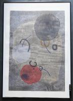 萩原英雄 大判木版画『仮面 No.12 (mask)』限定50部