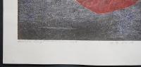 萩原英雄 大判木版画『仮面 No.12 (mask)』限定50部