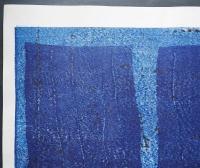 萩原英雄 大判木版画(両面刷り)『古代の唄 No.13 (ancient song)』限定50部