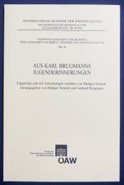 ドイツ語洋書 カール・ブルクマン回想録 【Aus Karl Brugmanns Jugenderinnerungen】