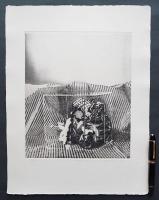 中林忠良 銅版画『囚われる風景-払暁』 限定50部 