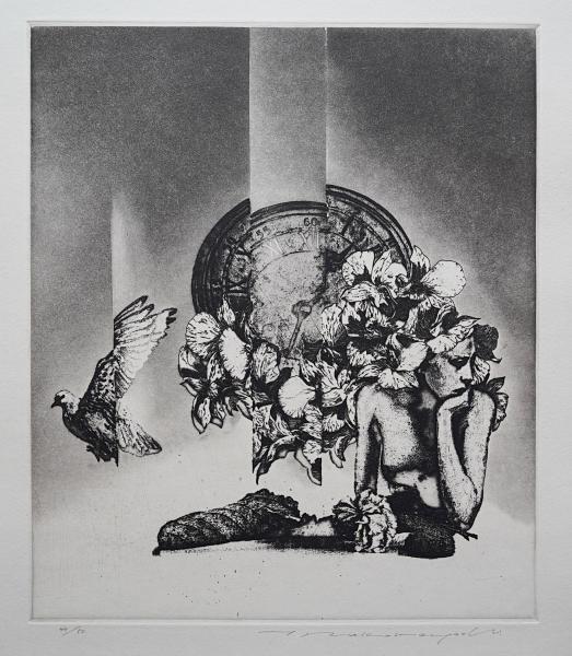 中林忠良 銅版画『おお、日夜の大腐爛よ』(大腐爛頌より) 限定35