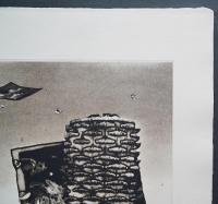 中林忠良 銅版画『剥離される風景-蜜月』 限定50部