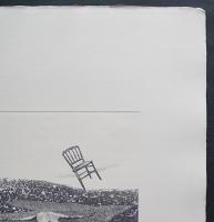 中林忠良 銅版画(雲母刷り)『鈍色の丘』 限定50部