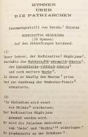 【ドイツ語・日本語洋書】 ドイツ語訳 高僧和讃：祖師たちへの讃歌 『Koso wasan : Hymnen über die Patriarchen』
