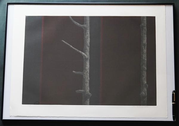 浜西勝則 メゾチント 大判銅版画『Situation-Work No.18』限定50