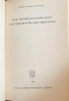 ドイツ語洋書 オリゲネス教義学の原初的な意味 【Der ursprüngliche Sinn der Dogmatik des Origenes】
