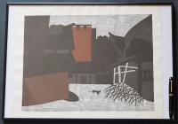 斎藤清 木版画 『古都・奈良/ Ancient City Nara』