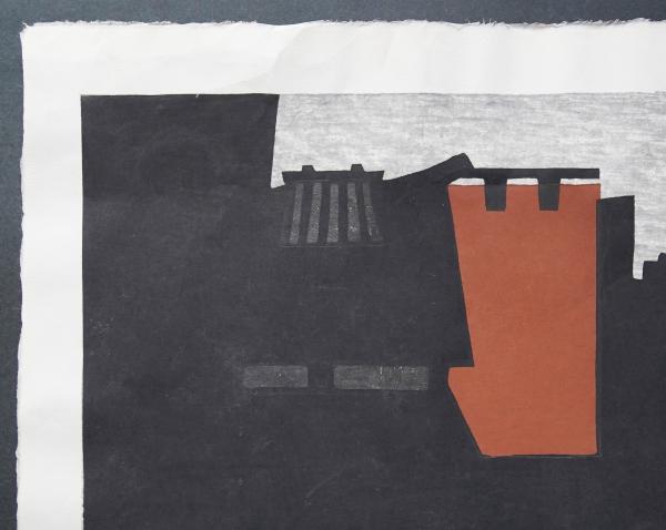 斎藤清 木版画 『古都・奈良/ Ancient City Nara』(斎藤清
