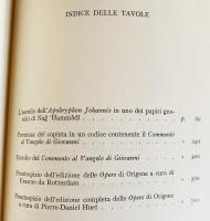 イタリア語洋書 オリゲネスによるヨハネ福音書注解 【Commento al Vangelo di giovanni di Origene】