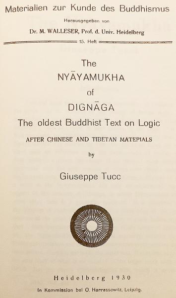 ル 年末のプロモーション 英語洋書】 陳那 (因明正理門 著『ニヤーヤムカ (ディグナーガ) 洋書