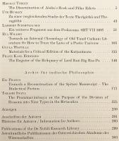 【ドイツ語洋書】 ウィーン南アジア研究誌 『Wiener Zeitschrift für die Kunde Südasiens = Vienna journal of south asian studies』