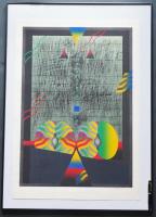 黒崎彰 大判木版画『迷彩譜4(Camouflaged World)』W236 限定50部
