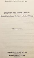 【英語洋書】 存在と有るものについて：古典ヴァイシェーシカ学派とインド存在論の歴史 『On being and what there is : classical Vaiśeṣika and the history of Indian ontology』