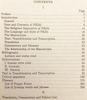 【英語・パフラヴィー語・ペルシア語洋書】 ゾロアスター教教義問答集『ダーデスターン・イー・デーニーグ』付随のパフラヴィー語伝承文書 『The Pahlavi rivāyat accompanying the Dādestān ī dēnīg』