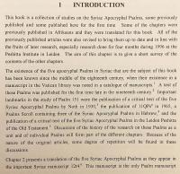 【英語洋書】 シリア語外典詩篇に関する研究 『Studies on the Syriac Apocryphal Psalms』