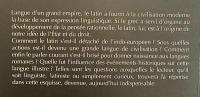 フランス語洋書 ラテン語の歴史概略 【Esquisse d'une histoire de la langue latine】