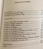 フランス語洋書 ラテン語の歴史概略 【Esquisse d'une histoire de la langue latine】