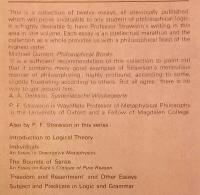 【英語洋書】 論理と言語に関する論文 『Logico-linguistic papers』