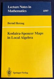 英語数学洋書 局所代数における小平・スペンサー写像
 【Kodaira-Spencer Maps in Local Algebra】