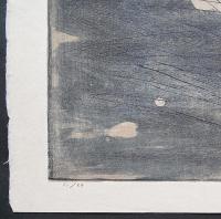 河内成幸 木版画(凸凹摺り)『The Flying Ⅲ (翔べ)』 限定84部