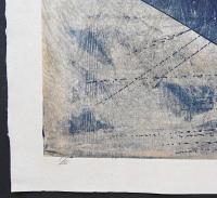 河内成幸 大英博物館所蔵作 大判木版画(凸凹摺り)『加速夢Ⅶ』Ed.35の内,No.1 