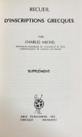 フランス語・ギリシア語洋書 ギリシア碑文集成 アッティカ補遺（1912–1927年） 【Recueil d’Inscriptions Grecques：Suppléments 1912–1927: Inscriptiones Atticae in RIG】