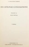 【ドイツ語・ラテン語洋書】 ローマの政務官・歴史家 ガイウス・サッルスティウス・クリスプス『カティリーナの陰謀』 (カティリナ戦記) 『C. Sallustius Crispus, De Catilinae coniuratione』