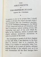 英語洋書 ユリアヌス帝の反キリスト教論 【The Arguments of the Emperor Julian Against the Christians】