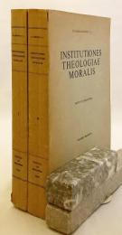 【ラテン語洋書 / 全2冊揃い】 道徳神学概論 『Institutiones theologiae moralis』