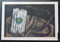 河内成幸 大判木版画(凸凹摺り)『心 (B)』 限定35部