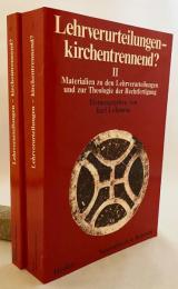 ドイツ語洋書 教理の断罪は教会を分裂させるか？ 第1,2巻【Lehrverurteilungen, kirchentrennend? 】