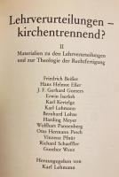 ドイツ語洋書 教理の断罪は教会を分裂させるか？ 第1,2巻【Lehrverurteilungen, kirchentrennend? 】