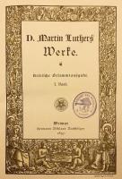 【ドイツ語 ひげ文字洋書】 ワイマール版 ルター全集 『D. Martin Luthers Werke : kritische Gesamtausgabe』　1897年刊