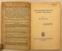 【ドイツ語 ひげ文字洋書】 ドイツ観念論におけるキリスト教的意義 『Vom christlichen Sinn des deutschen Idealismus』
