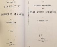 【ドイツ語洋書】 英語音声論および屈折形態論 『Die Laut- und Flexionslehre der englischen Sprache』