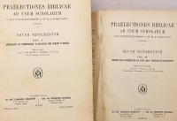 【ラテン語洋書 / 全2巻揃い】 学校用 聖書講義：新約聖書 『Praelectiones biblicae ad usum scholarum : Novum Testamentum』