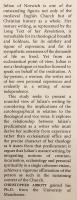 【英語洋書】 ノリッジのジュリアン：自伝と神学 『Julian of Norwich : autobiography and theology』
