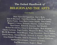 英語洋書 オックスフォード 宗教・美術ハンドブック【The Oxford Handbook of Religion and the Arts】