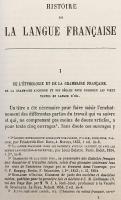 【フランス語洋書 / 全2冊揃い】 フランス語の歴史：起源, 語源, 文法, 方言, 韻律, 中世文学に関する研究 『Histoire de la langue française: Études sur les origines, l'étymologie, la grammaire, les dialectes, la versification et les lettres au moyen âge』