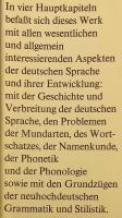 【ドイツ語洋書】 ドイツ語小事典 『Deutsche Sprache』
